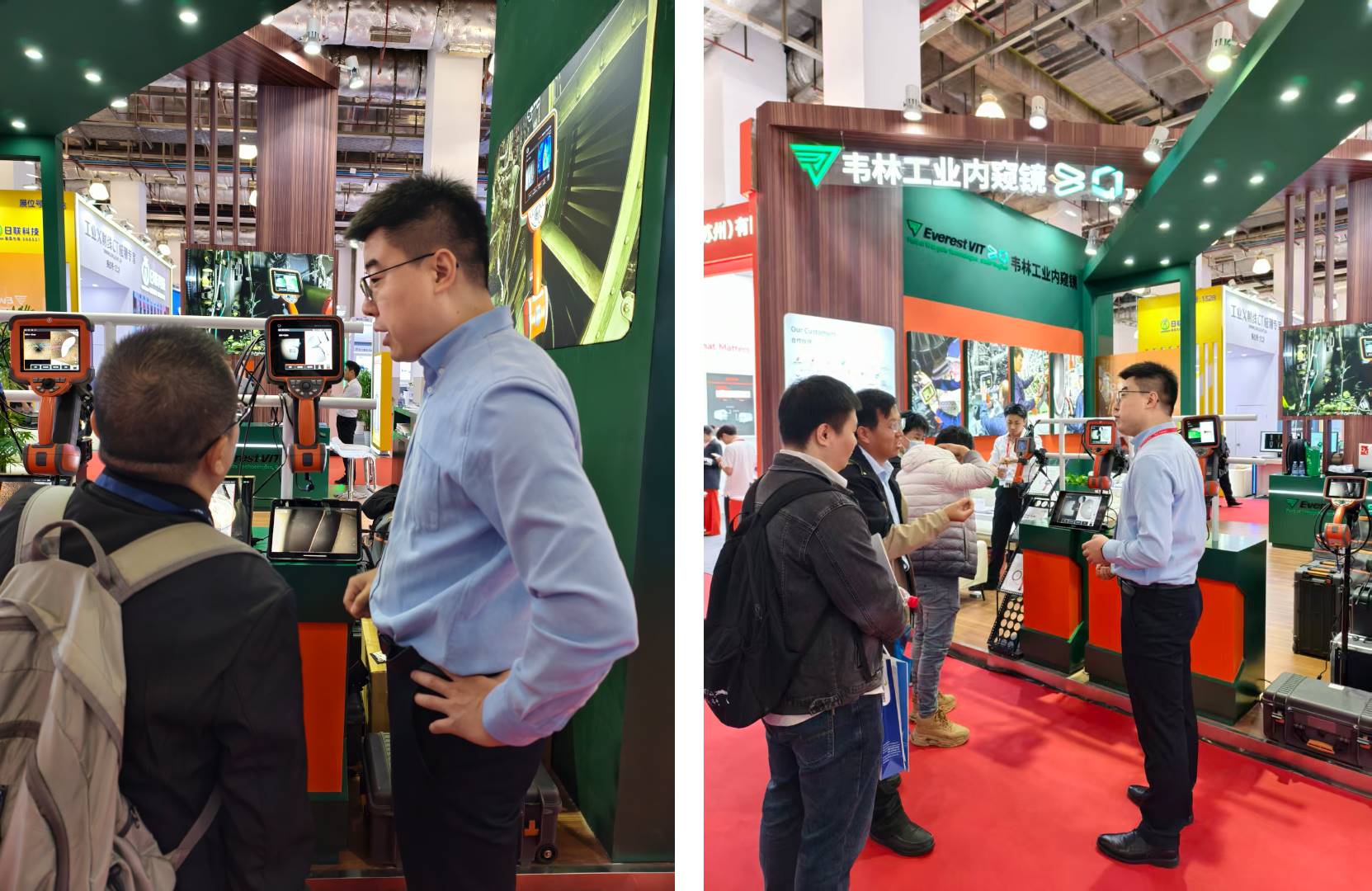 韋林工業(yè)內(nèi)窺鏡產(chǎn)品吸引大量客戶關注